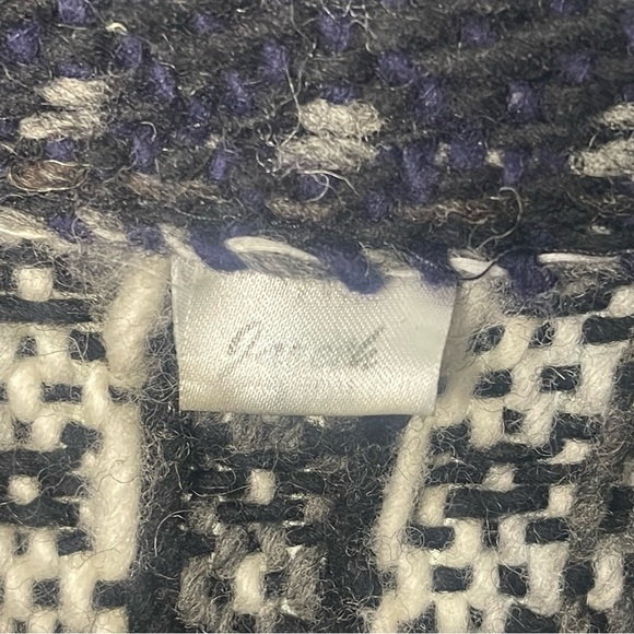 Artisan Made Hand Woven Wool Jacket, Zip Front, Black/Gray, Art to Wear Unique L - Picture 7 of 7